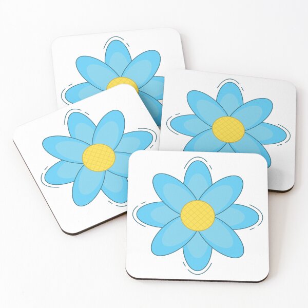 Item preview, Blue Cute Flower designed and sold by A-U-Design.