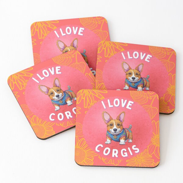Item preview, I love corgis designed and sold by GasconyPassion.