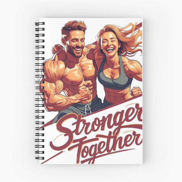 Item preview, “Stronger Together” Fitness Motivation Art designed and sold by NectarTitania.
