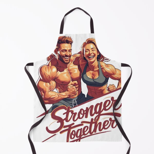 Item preview, “Stronger Together” Fitness Motivation Art designed and sold by NectarTitania.