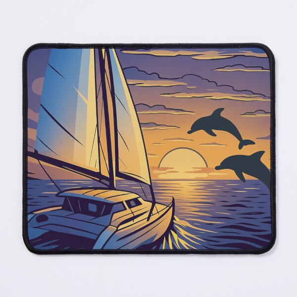 Item preview, Evening Breeze And Dolphin Dance In Sunset designed and sold by iamdesigns14.
