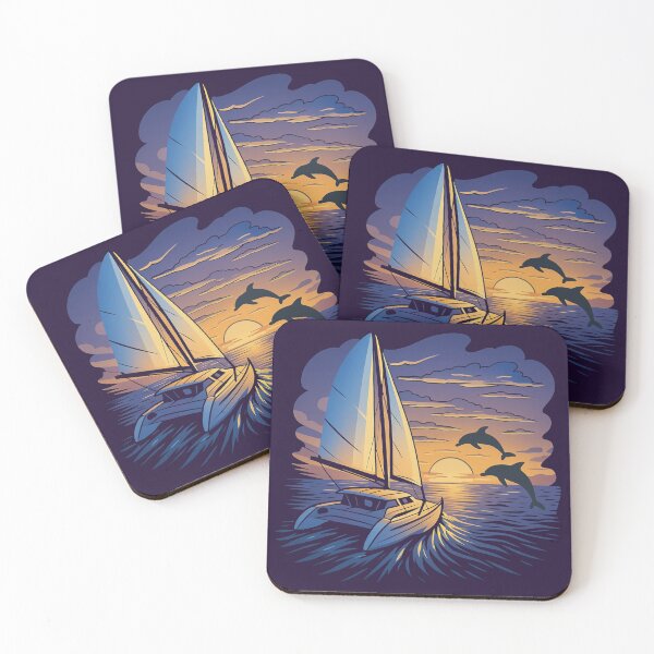 Item preview, Evening Breeze And Dolphin Dance In Sunset designed and sold by iamdesigns14.