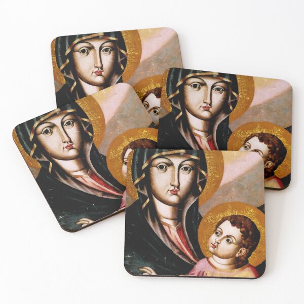 Item preview, Madonna and Child – Religious Icon Painting designed and sold by lyartgallery.