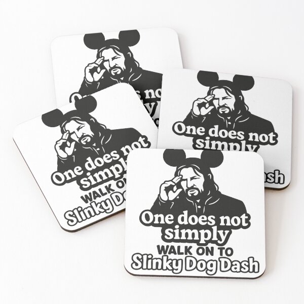 Item preview, Slinky Dog Dash: Not a Simple Walk-On T-Shirt designed and sold by Mouse Ears and Memes.