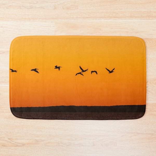 Item preview, Pelicans Flying to Nightly Roost - Pilbara Region designed and sold by Images by Chris de Blank.