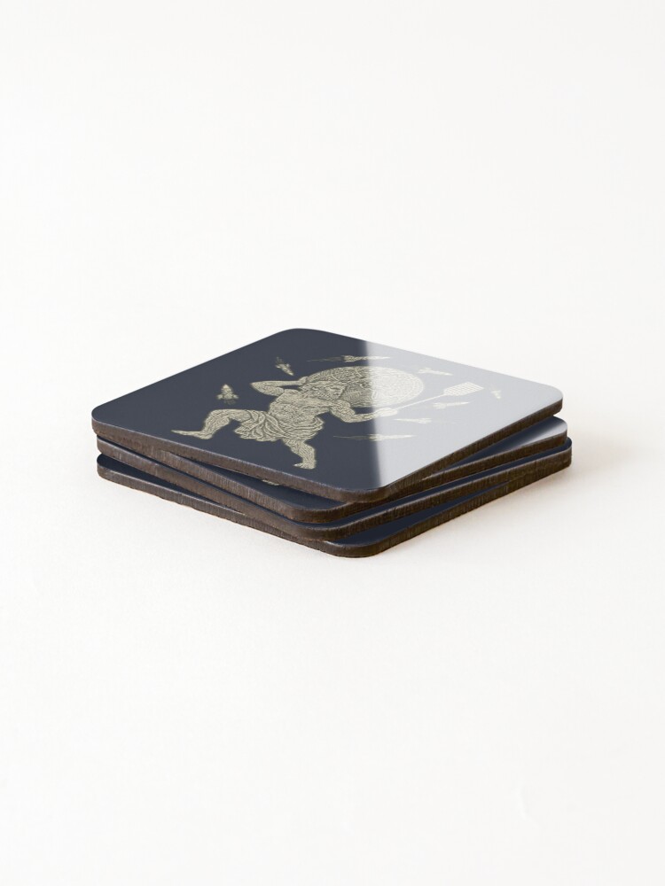 Thumbnail 4 of 5, Coasters (Set of 4), Atlas and Rockets  designed and sold by Caving.