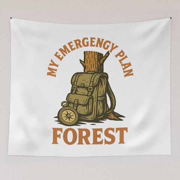 Item preview, My Emergency Plan Forest Prepper Survival designed and sold by LuminOrb.