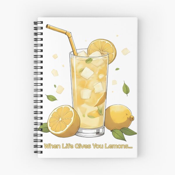 Item preview, When Life Gives You Lemons... – Cute Summer Lemonade Drink Illustration designed and sold by Pixel--Threads.