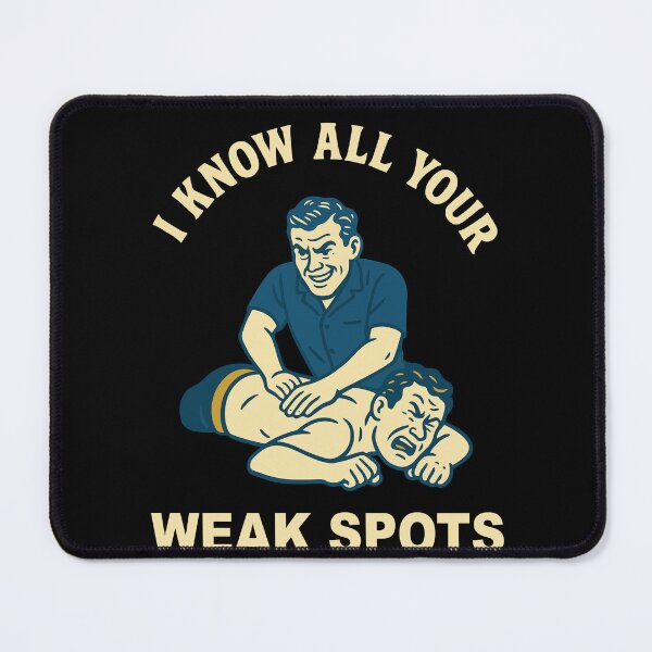 Item preview, Physiotherapist Know All Your Weak Spots designed and sold by LuminOrb.