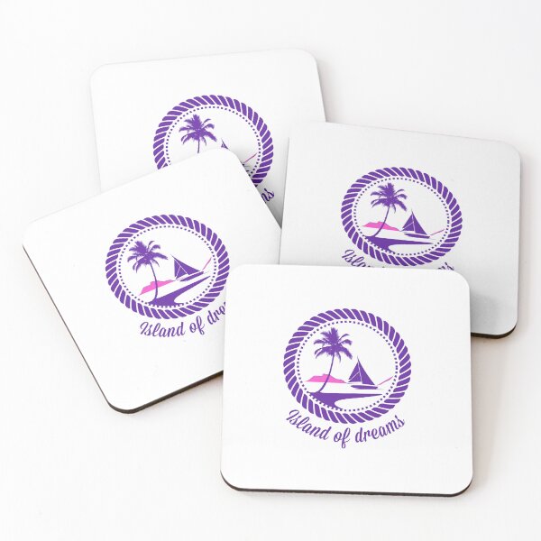Item preview,  Island of Dreams - Tropical Sunset Sailboat Design designed and sold by Colorful-Garden.