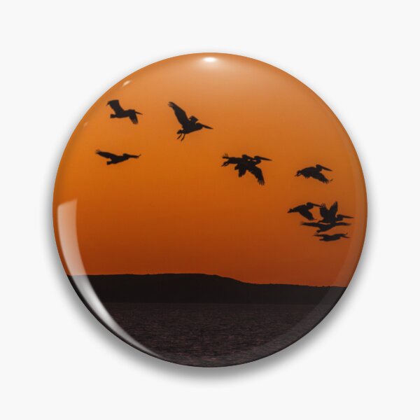 Item preview, More Pelicans Flying to Nightly Roost - Pilbara Region designed and sold by Images by Chris de Blank.