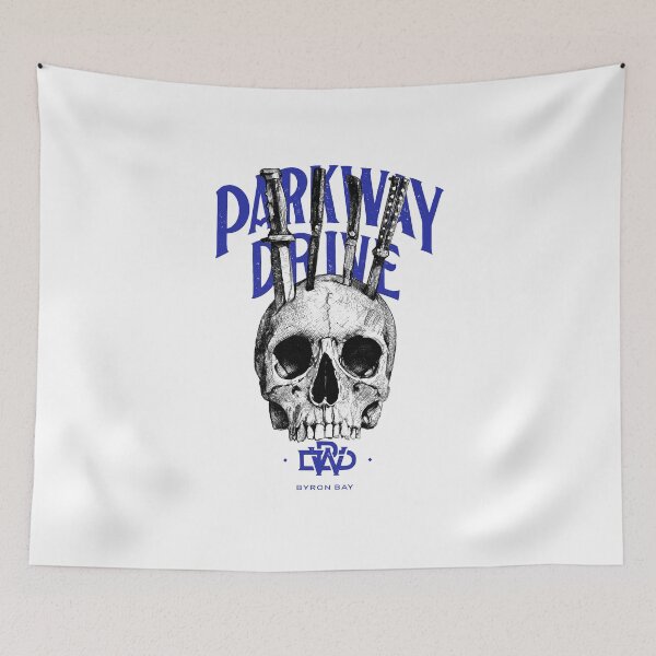 Item preview, Skull & Knives Metalcore Emblem designed and sold by NickTaroDesign.