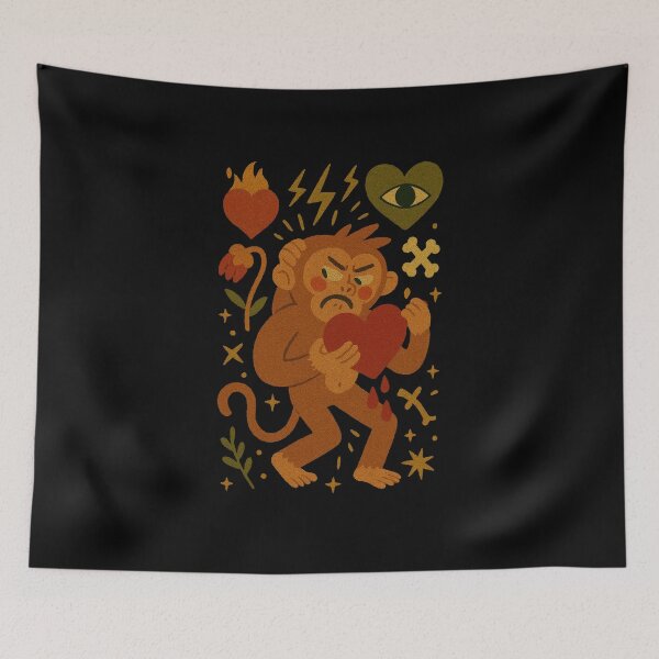 Item preview, Heartbreak Makes Me Feral designed and sold by saudadeclub.