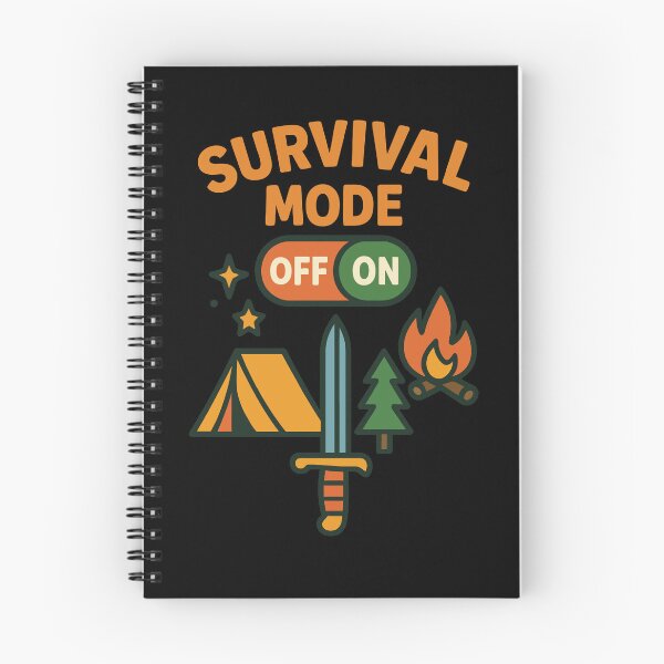 Item preview, Survival Mode On Prepper Bushcrafting designed and sold by LuminOrb.