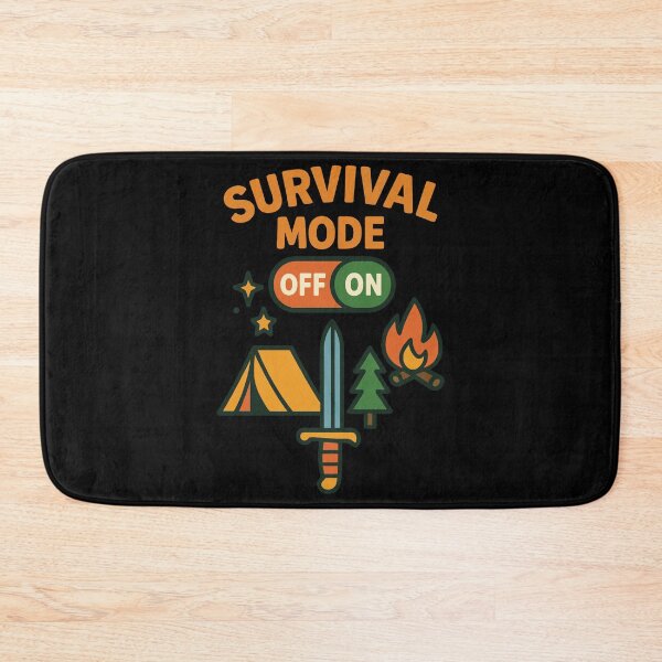 Item preview, Survival Mode On Prepper Bushcrafting designed and sold by LuminOrb.