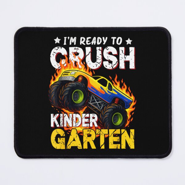 Item preview, Ready To Crush Kindergarten Monster Truck Boy Back to School designed and sold by ivotee.