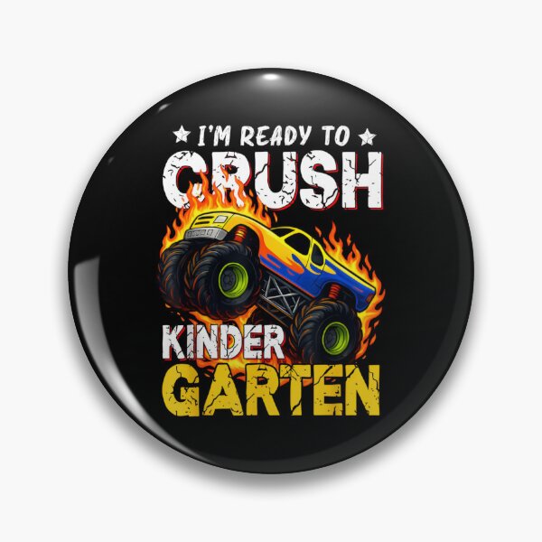 Item preview, Ready To Crush Kindergarten Monster Truck Boy Back to School designed and sold by ivotee.