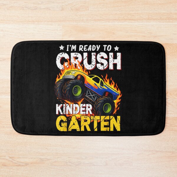 Item preview, Ready To Crush Kindergarten Monster Truck Boy Back to School designed and sold by ivotee.