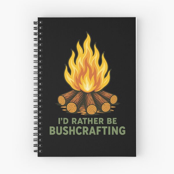 Item preview, I'd Rather Be Bushcrafting Prepper Survival designed and sold by LuminOrb.