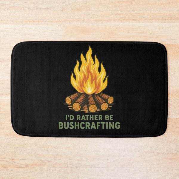 Item preview, I'd Rather Be Bushcrafting Prepper Survival designed and sold by LuminOrb.