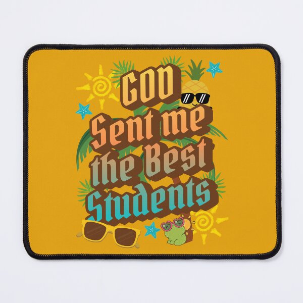 Item preview, "God Sent me the Best Students" Back to school Blessed T-shirt designed and sold by OrtegaGrace.