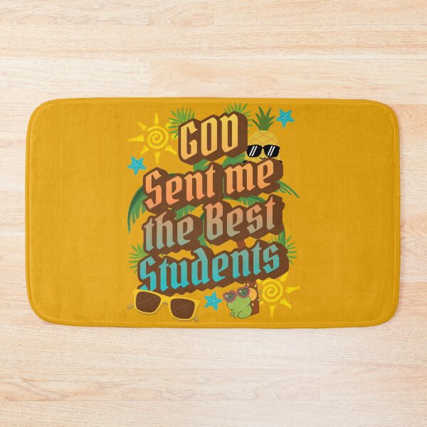 Item preview, "God Sent me the Best Students" Back to school Blessed T-shirt designed and sold by OrtegaGrace.