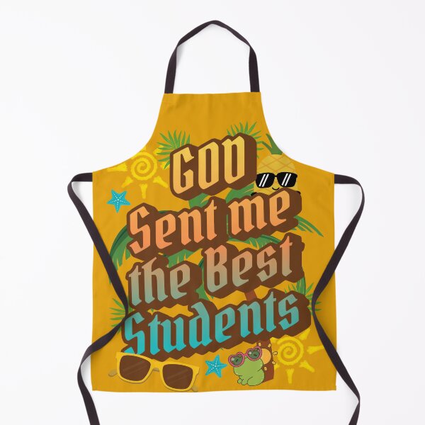 Item preview, "God Sent me the Best Students" Back to school Blessed T-shirt designed and sold by OrtegaGrace.