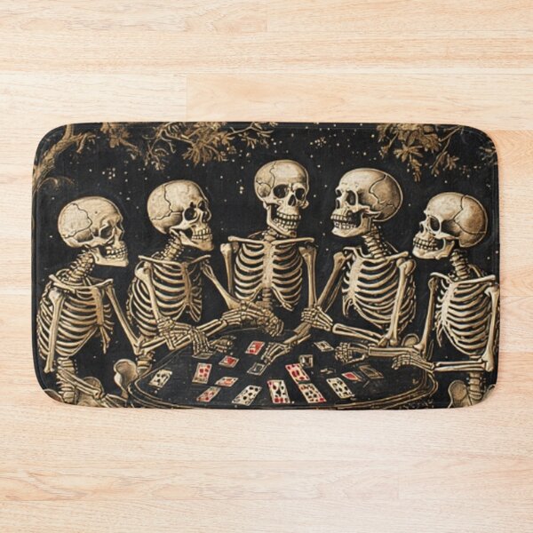 Item preview, Medieval Skeletons at Card Table designed and sold by TheDarkWardrobe.