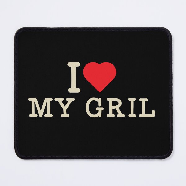 Item preview, I Love My Gril Bold Typo Design designed and sold by BootlegLetters.