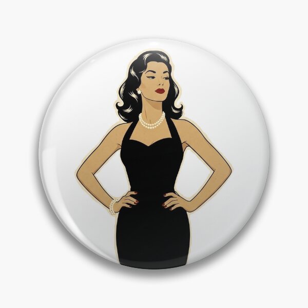 Item preview, slay. little black dress lady designed and sold by LaV.aila.