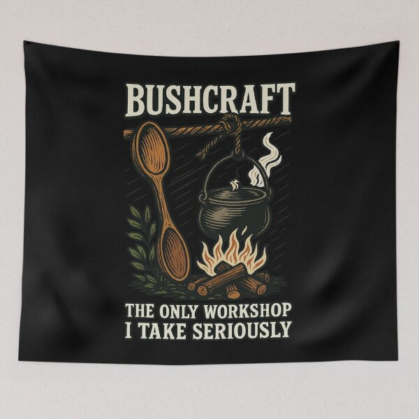 Item preview, Bushcraft Prepper Survival Bushcrafting Workshop designed and sold by LuminOrb.