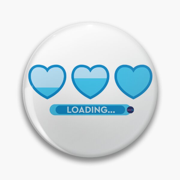 Item preview, Loading LOVE in blue! designed and sold by ANIVERDOO.