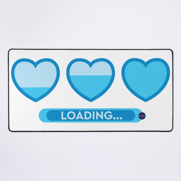 Item preview, Loading LOVE in blue! designed and sold by ANIVERDOO.