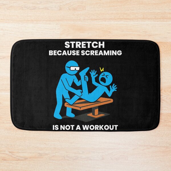 Item preview, Physiotherapy Funny Stretch Screaming Workout designed and sold by LuminOrb.