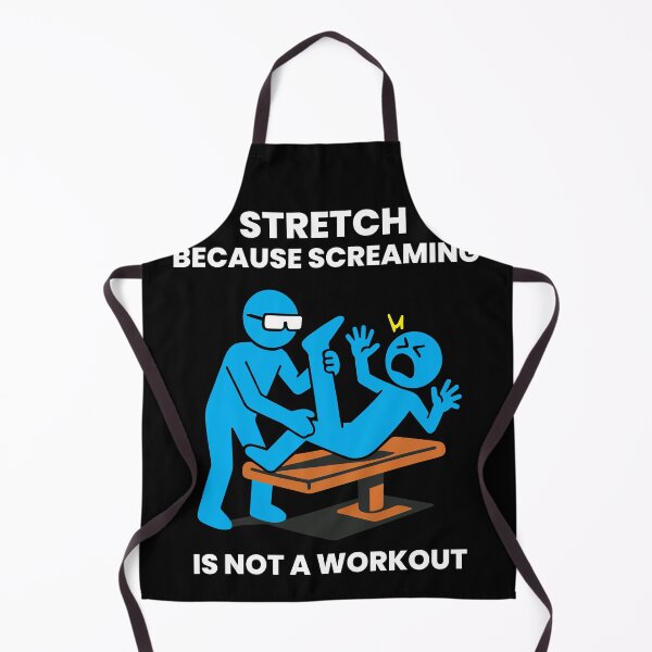 Item preview, Physiotherapy Funny Stretch Screaming Workout designed and sold by LuminOrb.