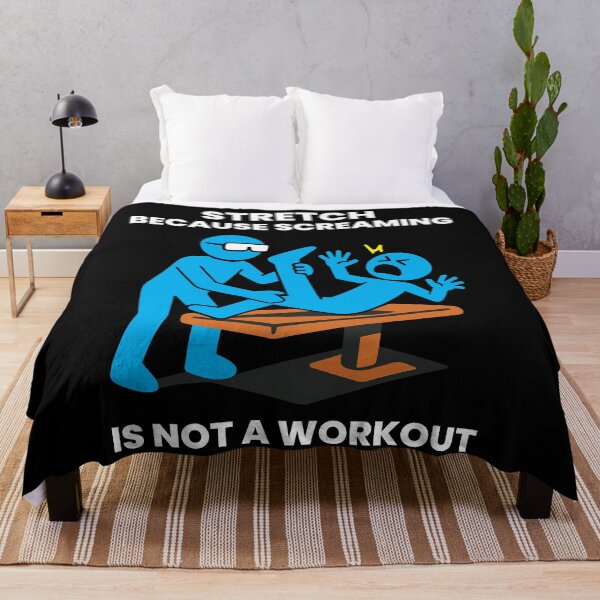 Item preview, Physiotherapy Funny Stretch Screaming Workout designed and sold by LuminOrb.