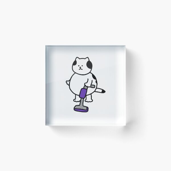 Item preview, a Cat vacuuming designed and sold by superbaechoo.