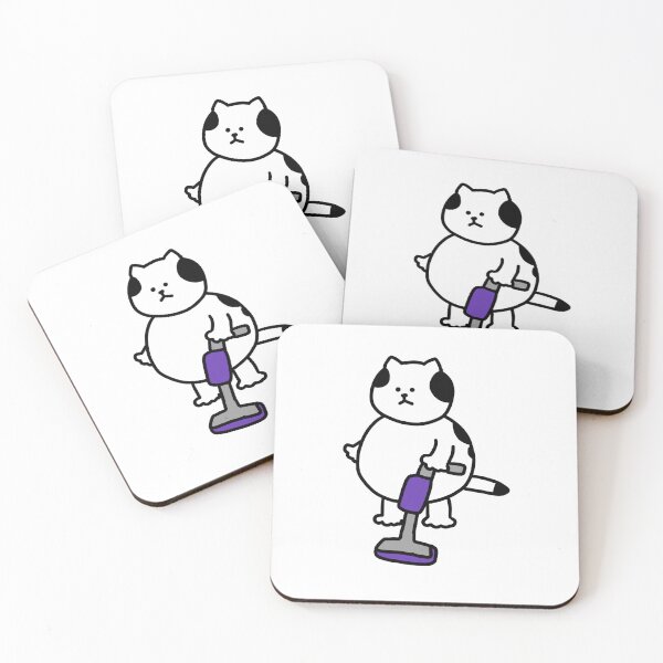 Item preview, a Cat vacuuming designed and sold by superbaechoo.