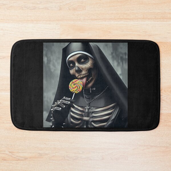 Item preview, Gothic Lady Lollipop Nun Skull designed and sold by Voodoo Store Paranormal Collections.