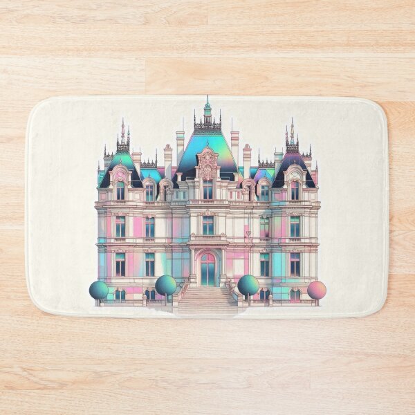Item preview, Minimalist French Castle - Modern Chateaucore Aesthetic Wall Art designed and sold by Sugar Wisdom .