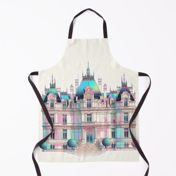 Item preview, Minimalist French Castle - Modern Chateaucore Aesthetic Wall Art designed and sold by Sugar Wisdom .