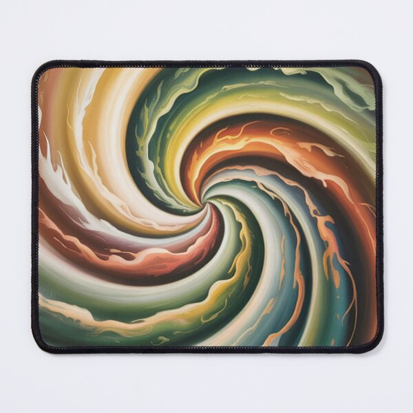 Item preview, Spiral of Four Elements – Fire, Water, Earth & Air Abstract Art designed and sold by Habita Tu Espacio.