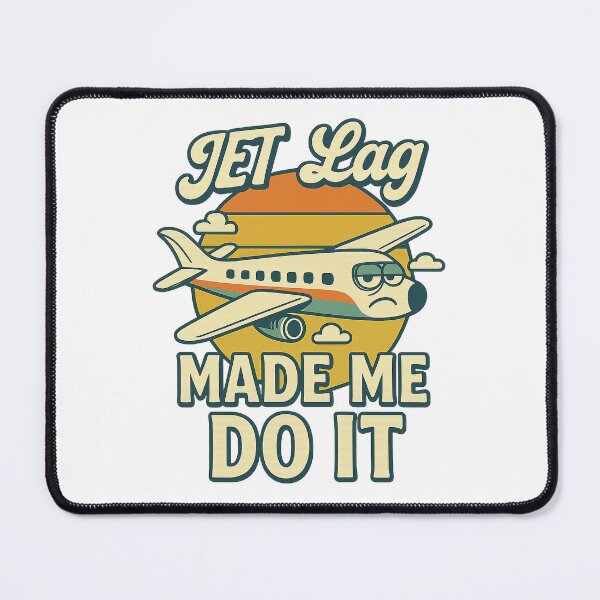 Item preview, Jet Lag Survivor – Funny Retro Travel T-Shirt designed and sold by Khayallab .