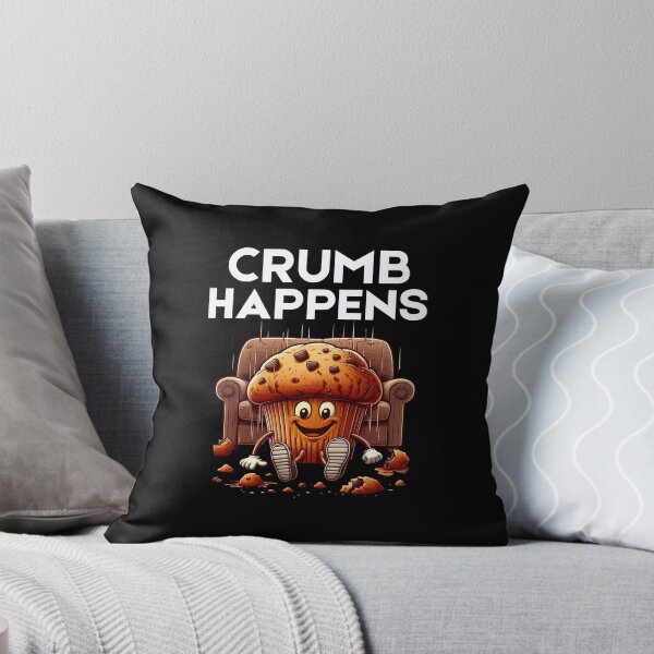 Item preview, Crumb Happens - Hilarious Food Pun for Bakers & Snack Lovers | Cute Muffin designed and sold by Cree8if.