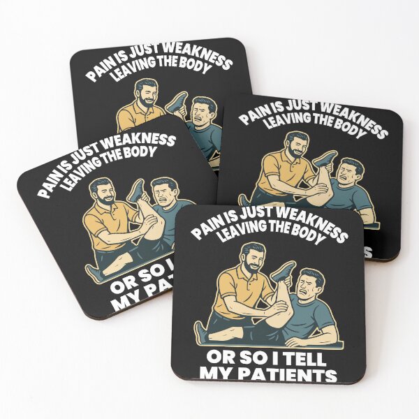 Item preview, Physiotherapy Funny Pain Weakness Body Patients designed and sold by LuminOrb.