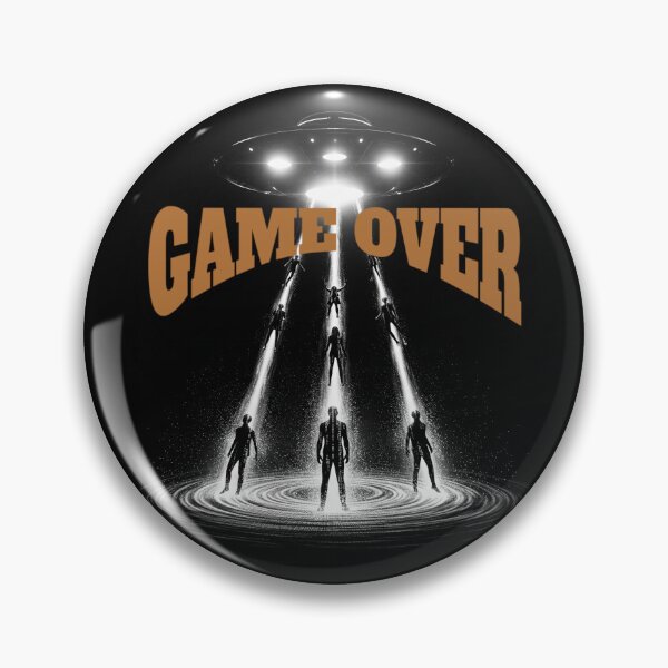 Item preview, UFO Encounter Over Distant Planet: Cosmic Abduction Sci-Fi Space Art designed and sold by Teez Haven.