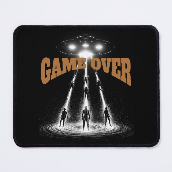 Item preview, UFO Encounter Over Distant Planet: Cosmic Abduction Sci-Fi Space Art designed and sold by Teez Haven.