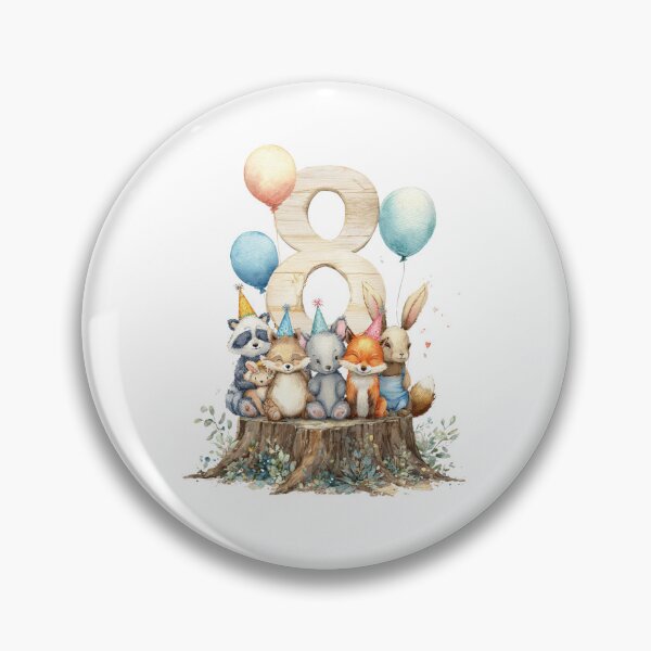 Item preview, Woodland Animals 8th Birthday Celebration designed and sold by Blurbean.