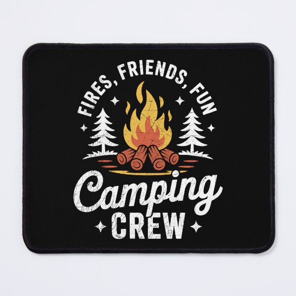 Item preview, Fires Friends Fun Camping Crew Funny Campfire Vacation designed and sold by G350.
