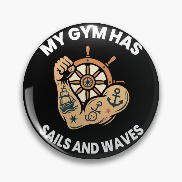 Item preview, My Gym Has Sails And Waves Captain Nautical design designed and sold by LuminOrb.